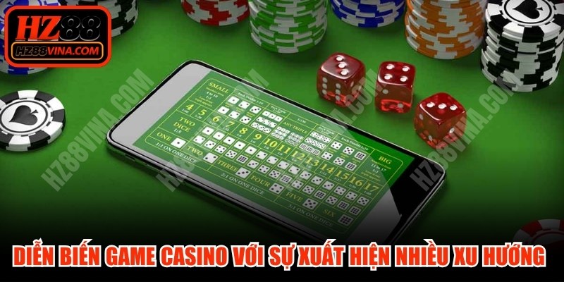 Diễn biến game casino nổi bật với sự xuất hiện của nhiều xu hướng mới
